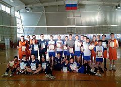 В Краснопартизанском районе завершился межмуниципальный турнир по волейболу