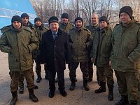 Глава района Юрий Бодров побывал в центрах военной подготовки, где находятся мобилизованные земляки