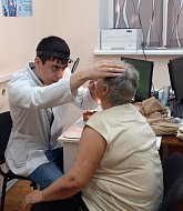 На базе районной больницы балаковские медики  приняли более  ста  краснопартизанских  пациентов 