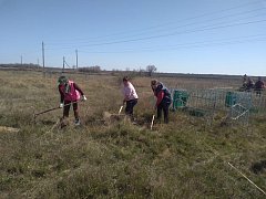 "Серебряные" волонтеры приняли участие в акции "Нет забытых могил"