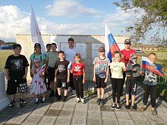 Учащиеся школы МОУ "СОШ с. Сулак" приняли участие в велопробеге 