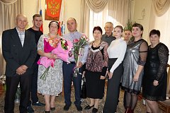 В отделе ЗАГС по Краснопартизанскому району  отметили серебряную свадьбу