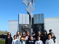 Обучающиеся школы п.Горный посетили легендарное место приземления Юрия Алексеевича Гагарина