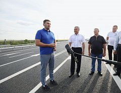 Новую дорожную развязку в обход станции Сенной открыли на полтора года раньше намеченного срока