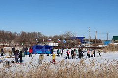 Краснопартизанцы  приняли участие во Всероссийской массовой  гонке  «Лыжня России»