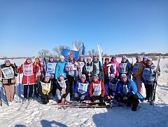 Краснопартизанские лыжники стали участниками массовой гонки "Лыжня России"