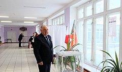 Глава Краснопартизанского района отдал свой голос за сильную страну